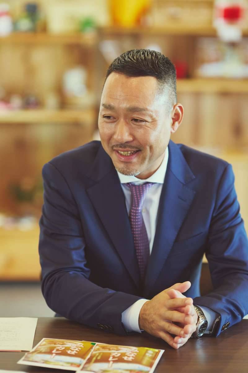 地域貢献への想いを話す門倉さん 地域貢献への想いを話す門倉さん