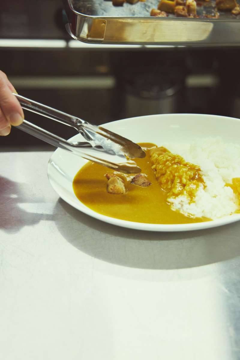 ゴロっと入った「門倉ポーク」 ゴロっと入った「門倉ポーク」