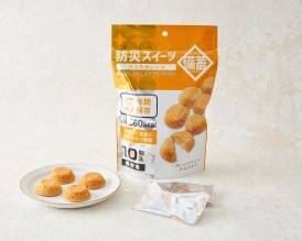 防災スイーツは全4種。パッケージは密閉可能のため、水の一時保管にも利用できる 防災スイーツは全4種。パッケージは密閉可能のため、水の一時保管にも利用できる